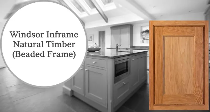 Windsor Inframe Natural Timber (Beaded Frame)