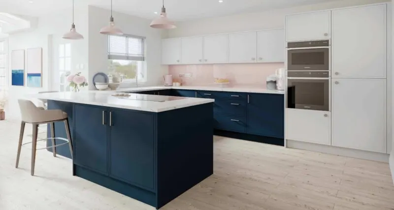 Monaco — Matt Indigo Matt White Grey
