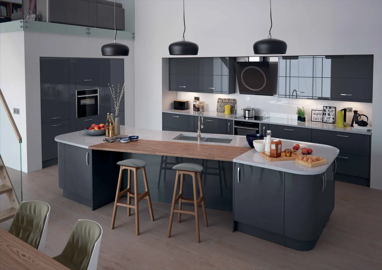 Avila High Gloss — Anthracite